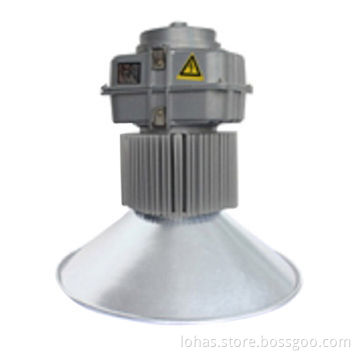 LED high bay light, aluminum & glass, 115-125lm/W, 3 years warranty, no glare or color aberration.